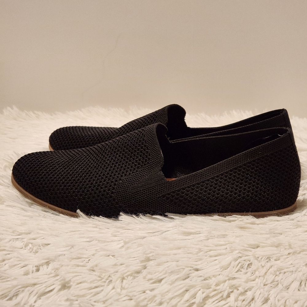 🍀Lucky Brand Mesh Flats Size 8.5 Black - Picture 3 of 13